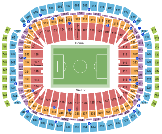 NRG Stadium Copa America Seating Chart